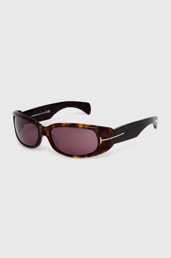 Sunčane naočale Tom Ford Corey jednobojno smeđa FT1064.5952S