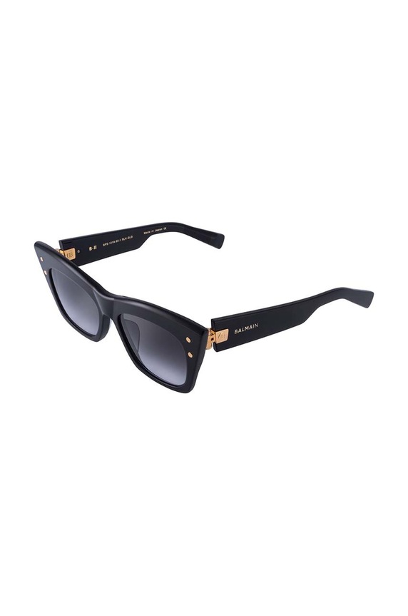 Balmain okulary przeciwsłoneczne kocie oczy czarny BPS.101A