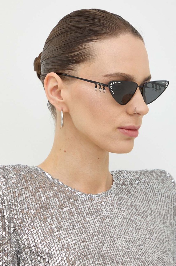 Γυαλιά ηλίου Jimmy Choo γεωμετρικό μαύρο 0JC4001B