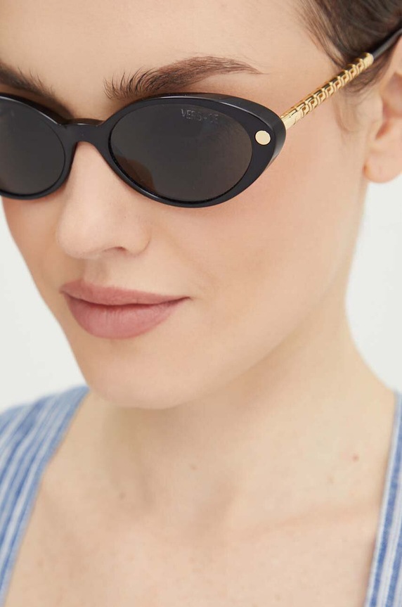 Akcesoria Versace okulary przeciwsłoneczne 0VE4469 czarny