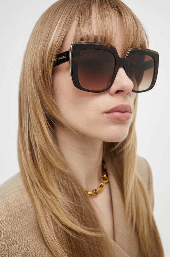 Dolce & Gabbana ochelari de soare dreptunghiular multicolor 0DG4414