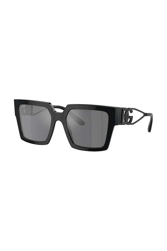 Sončna očala Dolce & Gabbana Pravokotna črna 0DG4446B