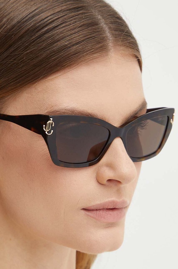 Γυαλιά ηλίου Jimmy Choo 0JC5011U καφέ AA00