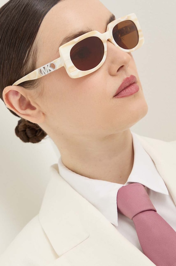 Sluneční brýle Michael Kors BORDEAUX jednotná béžová 0MK2215