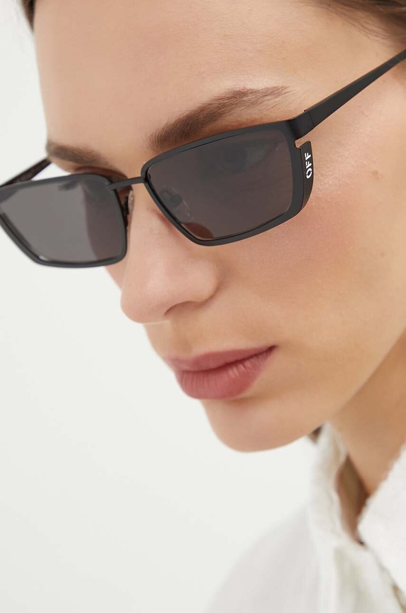 Off-White okulary przeciwsłoneczne czarny OERI119.561007
