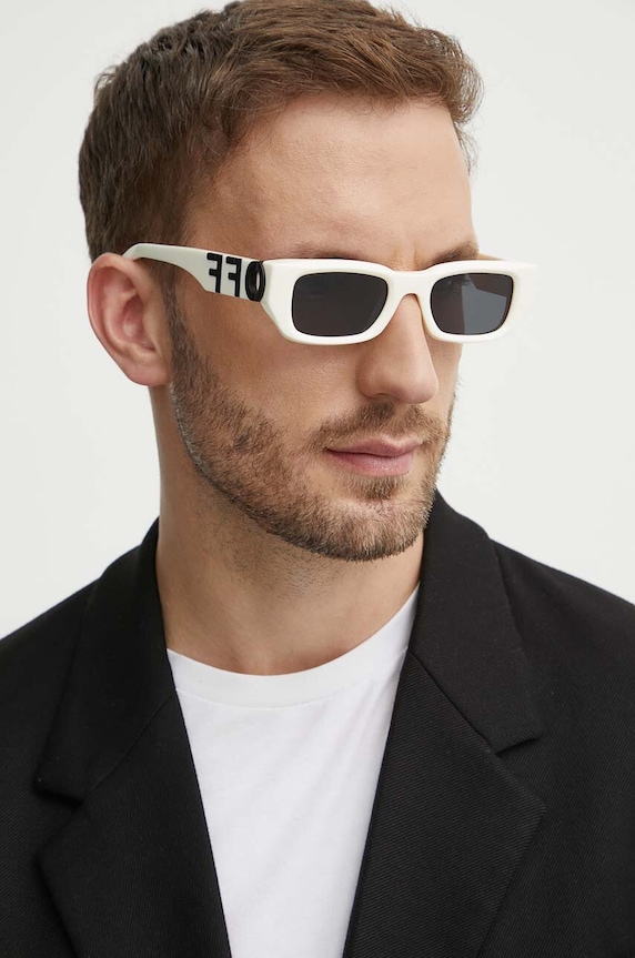 Off-White ochelari de soare OERI124.490107 alb AA00