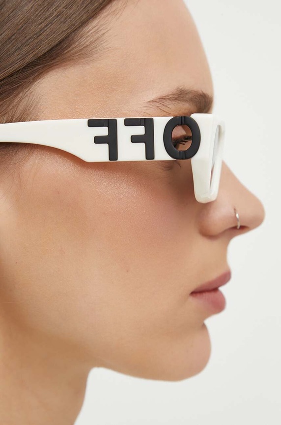 Off-White ochelari de soare OERI124.490107 alb