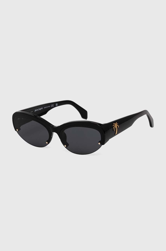 Palm Angels okulary przeciwsłoneczne jednolita czarny PERI054.621007