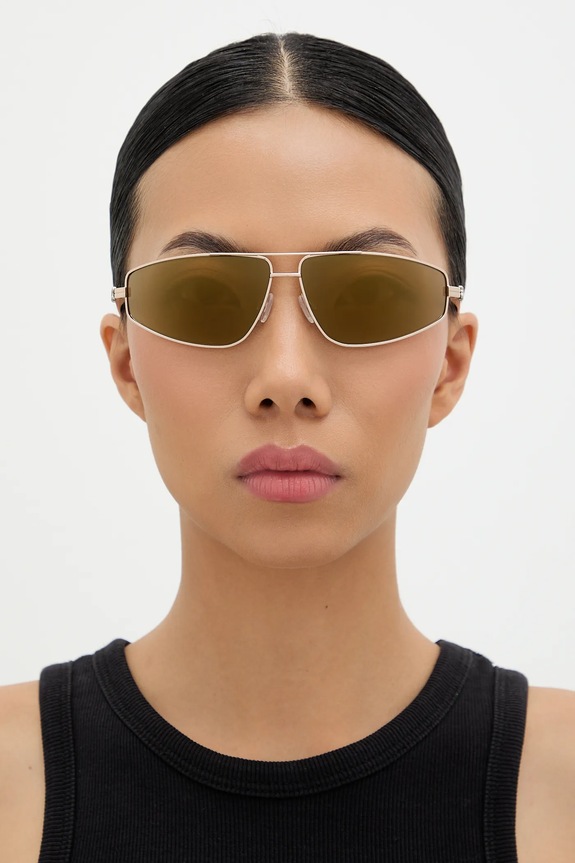 Palm Angels okulary przeciwsłoneczne brązowy PERI059.647676
