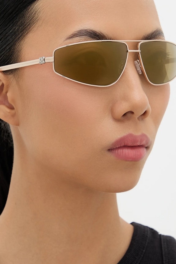 Palm Angels okulary przeciwsłoneczne PERI059.647676 brązowy