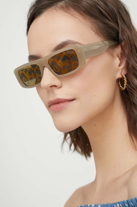 Slnečné okuliare Emporio Armani 0EA4229U béžová AA00