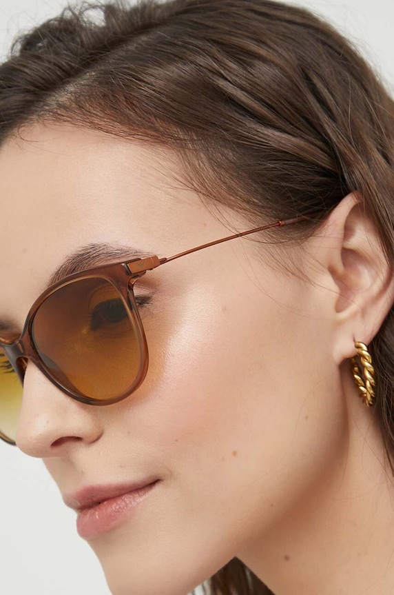 Слънчеви очила Emporio Armani 0EA4220 кафяв AA00