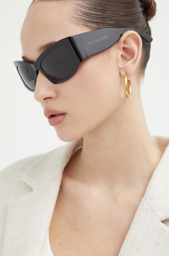 Sluneční brýle Balenciaga jednotná černá BB0327S