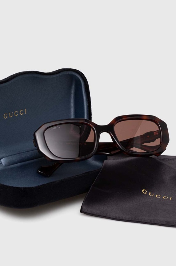 Gucci occhiali da sole marrone GG1535S