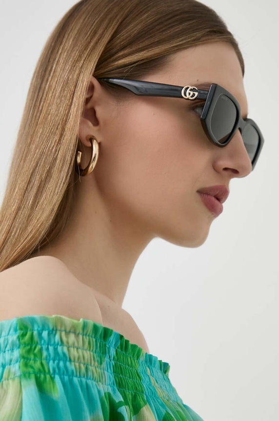 Gucci okulary przeciwsłoneczne GG1534S czarny