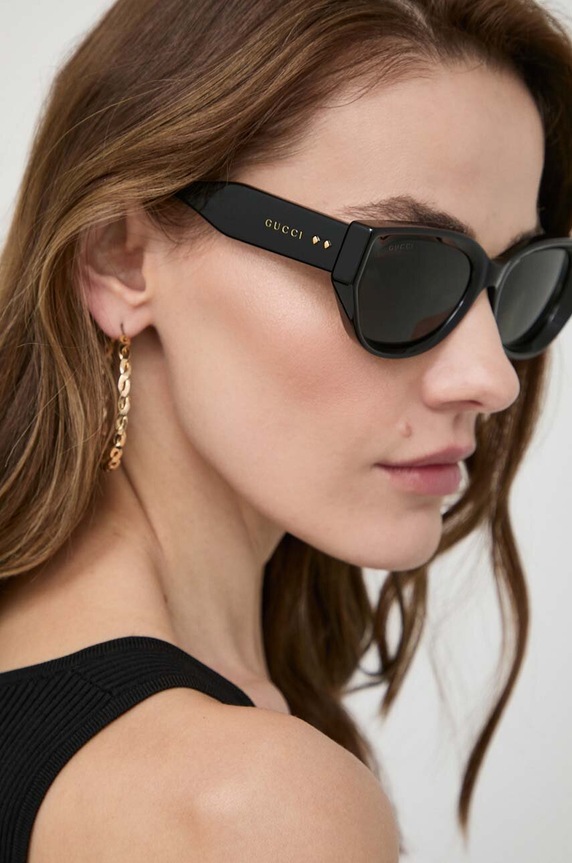Gucci okulary przeciwsłoneczne GG1532SA czarny