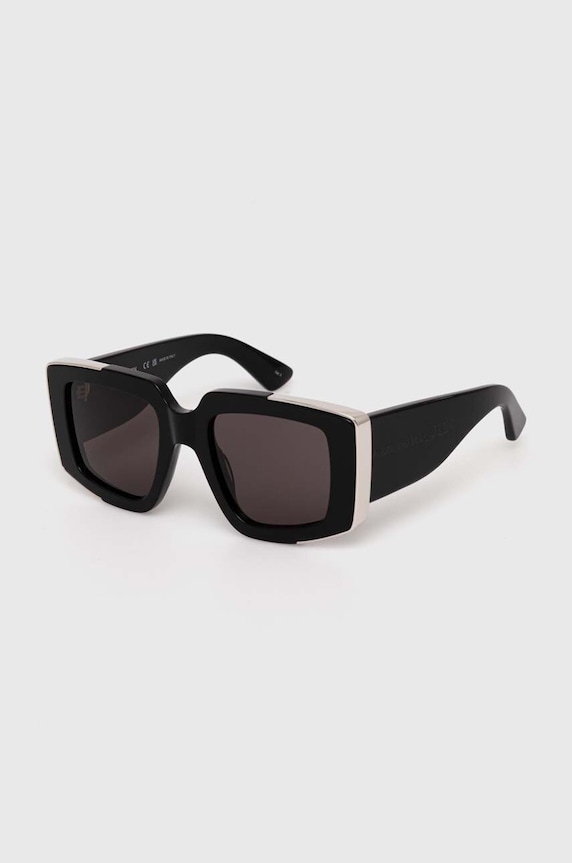 Γυαλιά ηλίου Alexander McQueen AM0446S μαύρο AA00