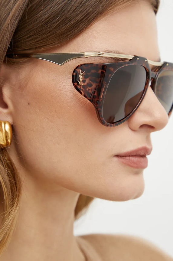 Slnečné okuliare Saint Laurent AMELIA SL.M137.AMELIA hnedá