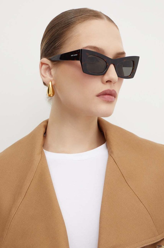 Saint Laurent ochelari de soare uniforme multicolor SL.702