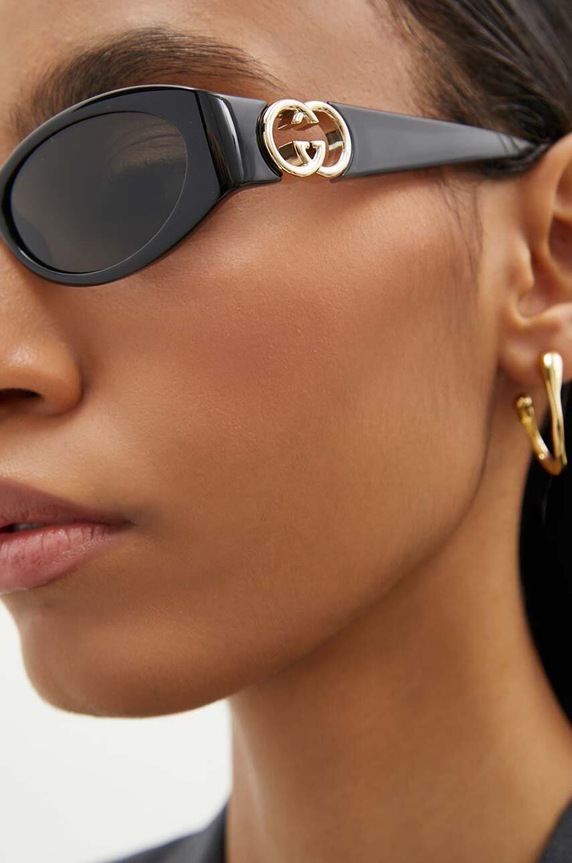 Gucci okulary przeciwsłoneczne GG1660S czarny