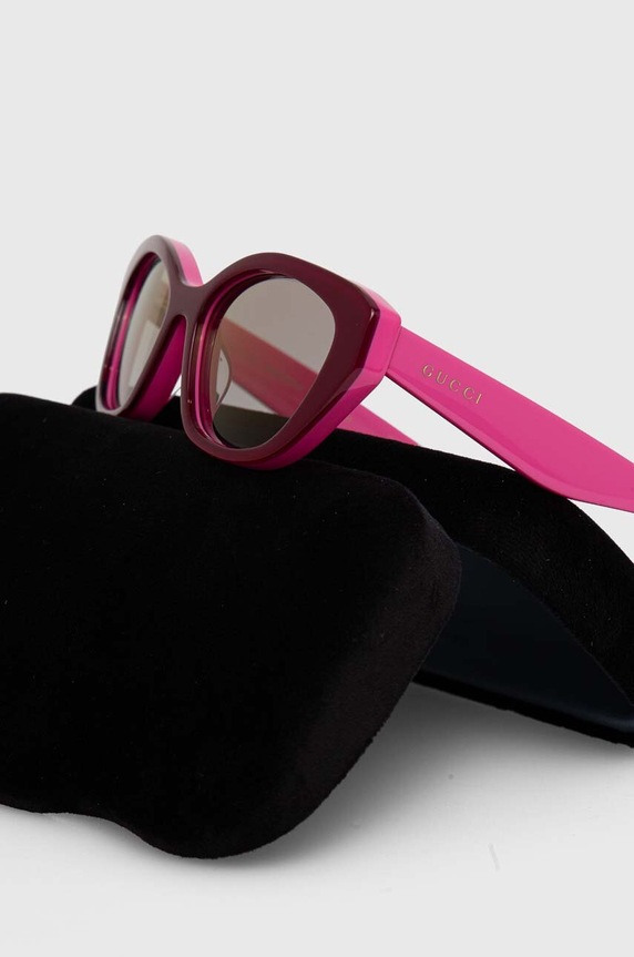 Gucci occhiali da sole rosa GG1638S