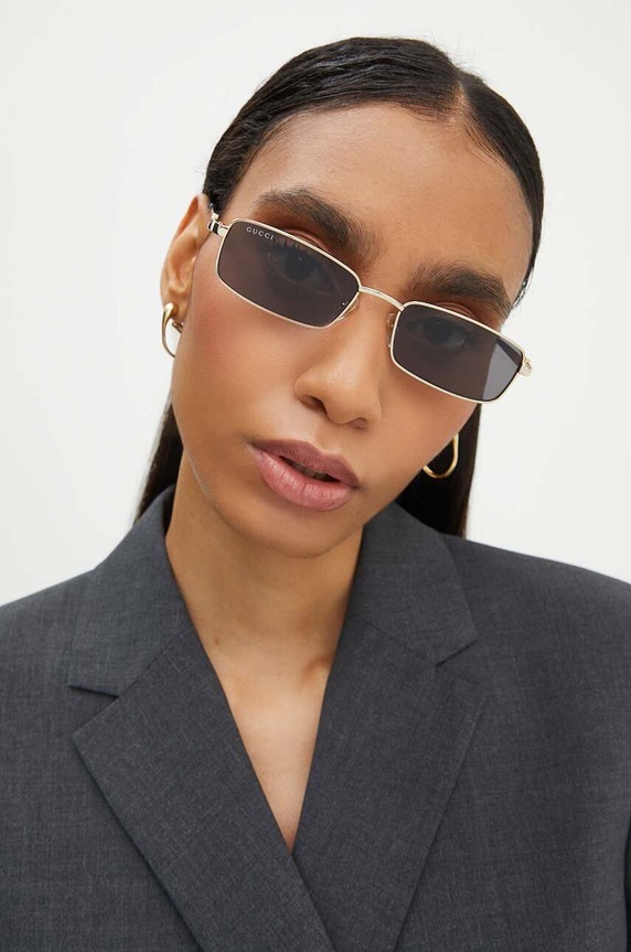 Gucci okulary przeciwsłoneczne jednolita czarny GG1600S