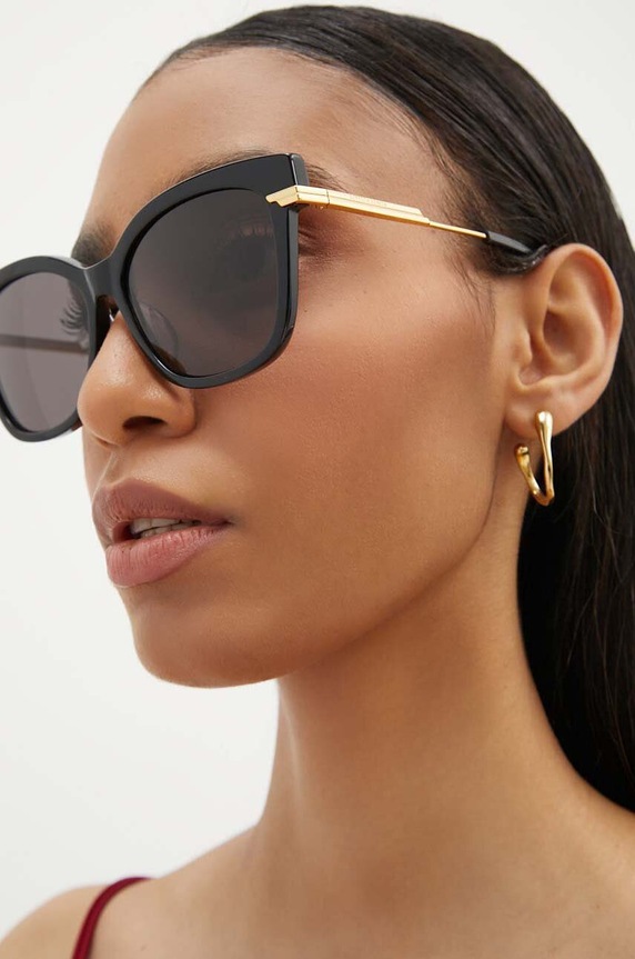 Bottega Veneta okulary przeciwsłoneczne BV1296SA czarny
