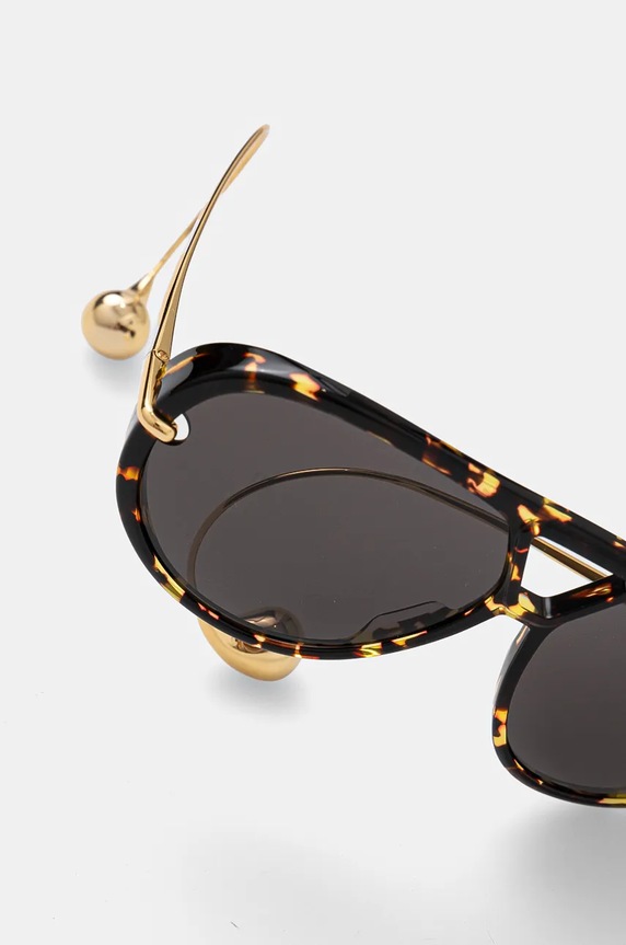Bottega Veneta Γυαλιά ηλίου aviator γυναικεία BV1273S καφέ