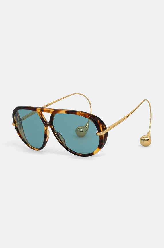 Bottega Veneta slnečné okuliare pilot dámske BV1273S hnedá AA00