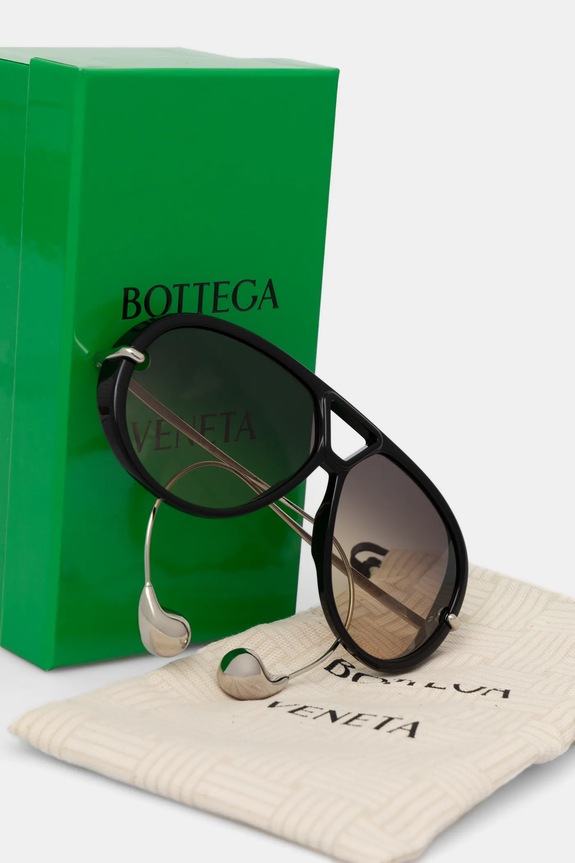 Bottega Veneta солнцезащитные очки-авиаторы для женщин чёрный BV1273S