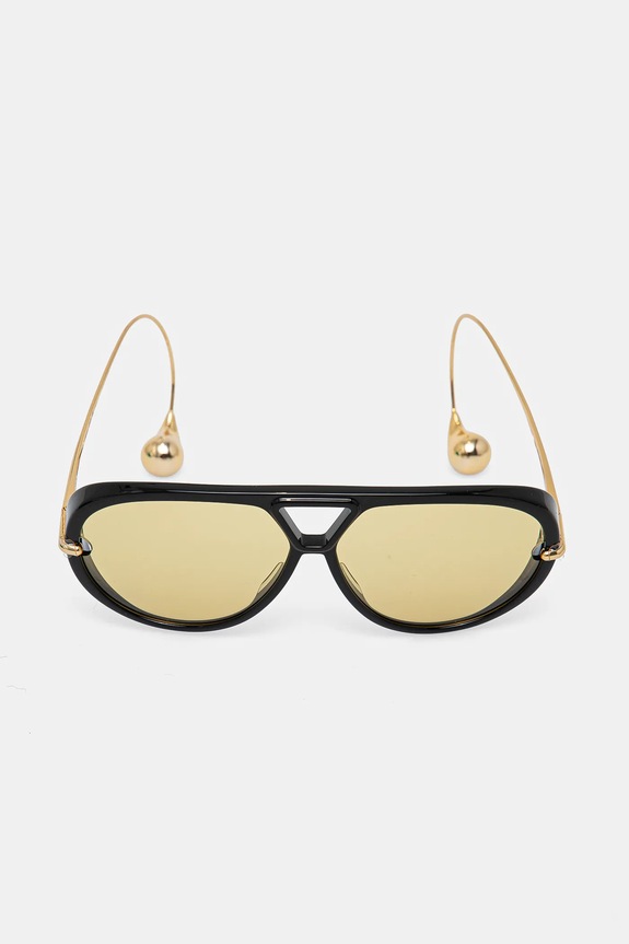 Accesorii Bottega Veneta Ochelari de soare aviator dama BV1273S negru