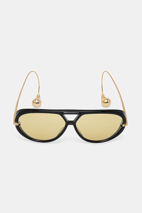 Accesorii Bottega Veneta Ochelari de soare aviator dama BV1273S negru