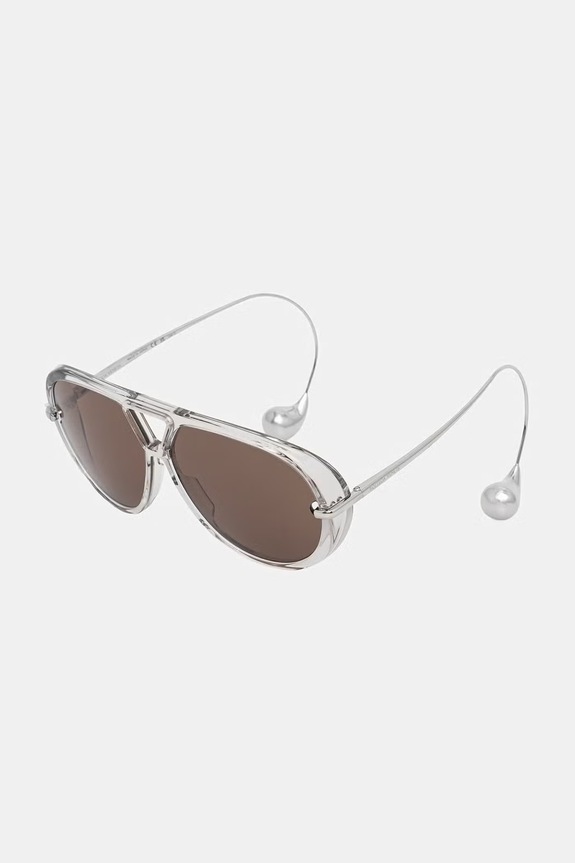 Bottega Veneta ochelari de soare aviator de damă BV1273S transparent AA00