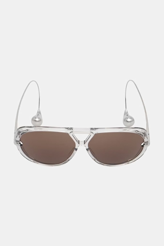 Accesorii Bottega Veneta ochelari de soare aviator de damă BV1273S transparent