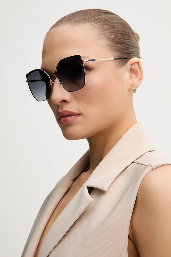Ray-Ban ochelari de soare uniforme negru BOSS.1708/S
