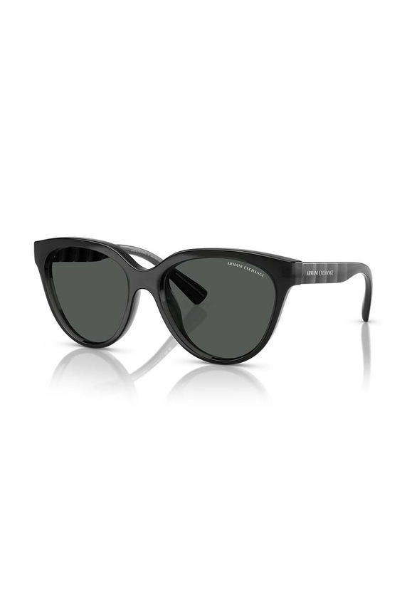 Armani Exchange okulary przeciwsłoneczne okrągłe czarny 0AX4148SU.835687