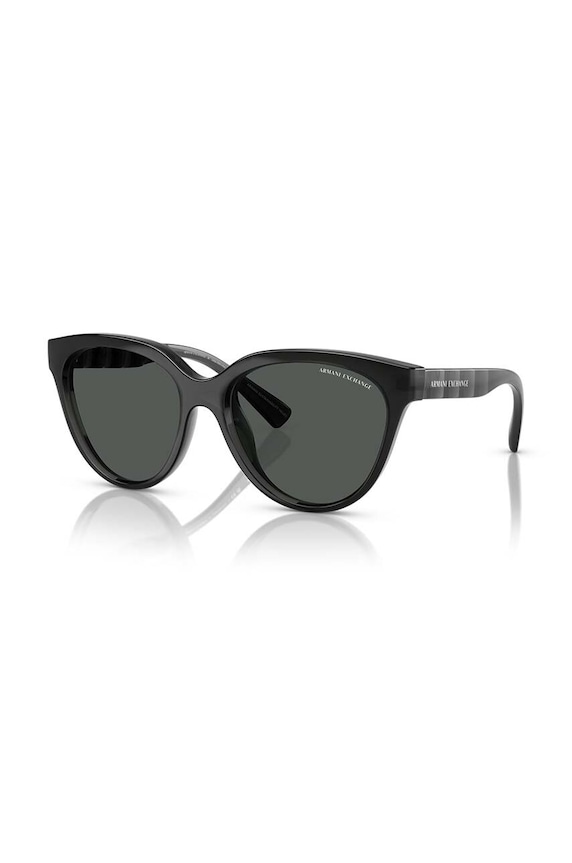 Armani Exchange okulary przeciwsłoneczne okrągłe czarny 0AX4148SU.835687