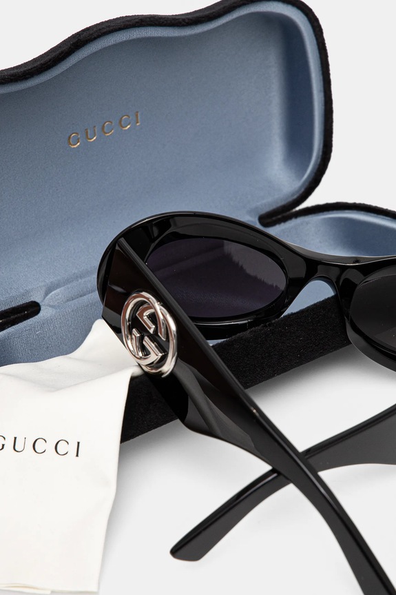 Gucci okulary przeciwsłoneczne GG1696S czarny