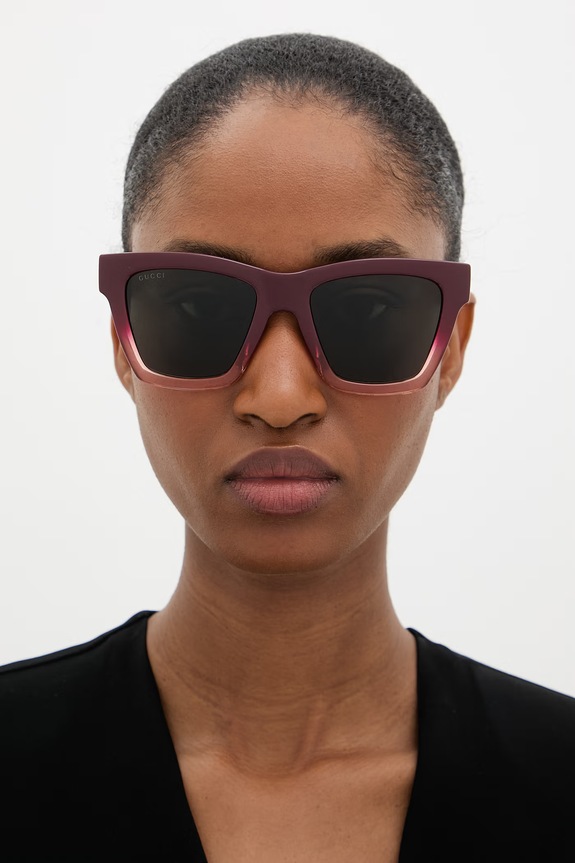 Gucci okulary przeciwsłoneczne GG1714S bordowy