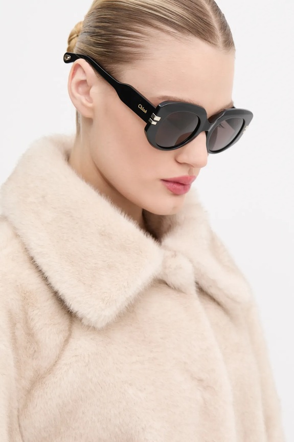 Chloé napszemüveg geometrikus fekete CH0257S