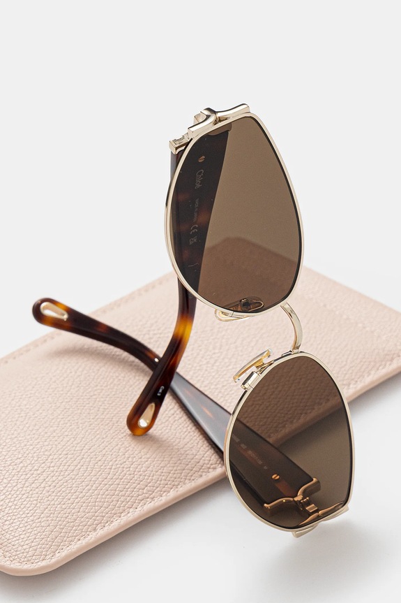 Akcesoria Chloe okulary przeciwsłoneczne damskie CH0260S złoty