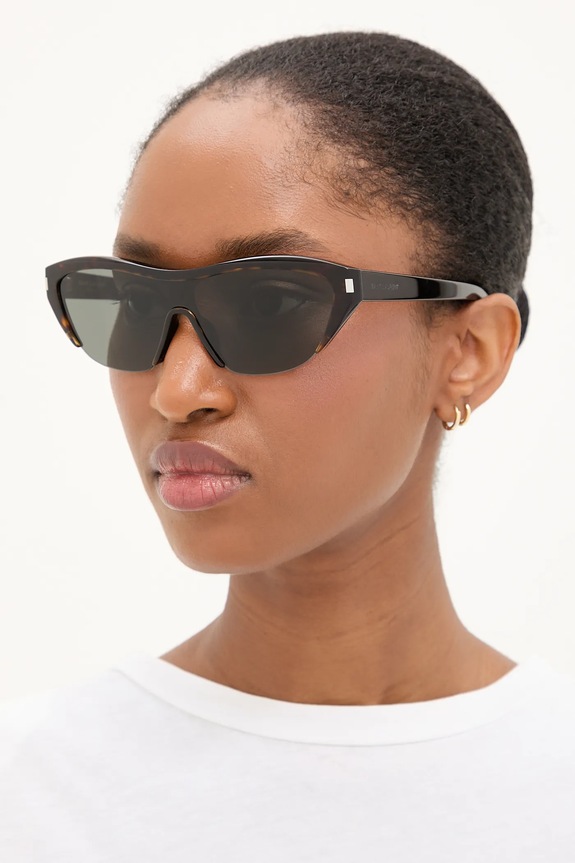 Sunčane naočale Saint Laurent jednobojno siva SL.704