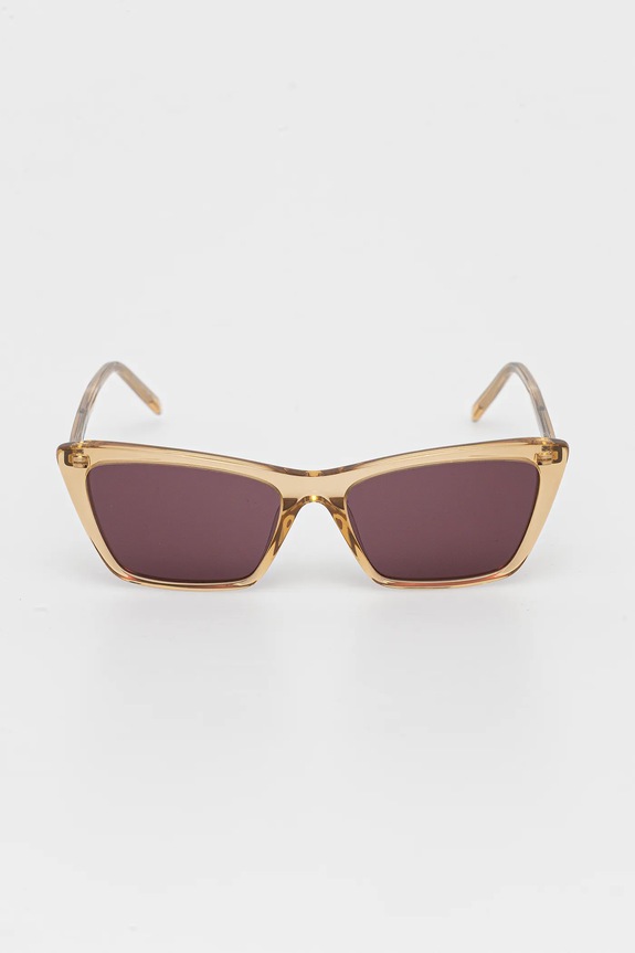 Doplnky Slnečné okuliare Saint Laurent SL.737.MICA.THIN béžová