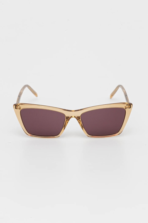 Doplnky Slnečné okuliare Saint Laurent SL.737.MICA.THIN béžová