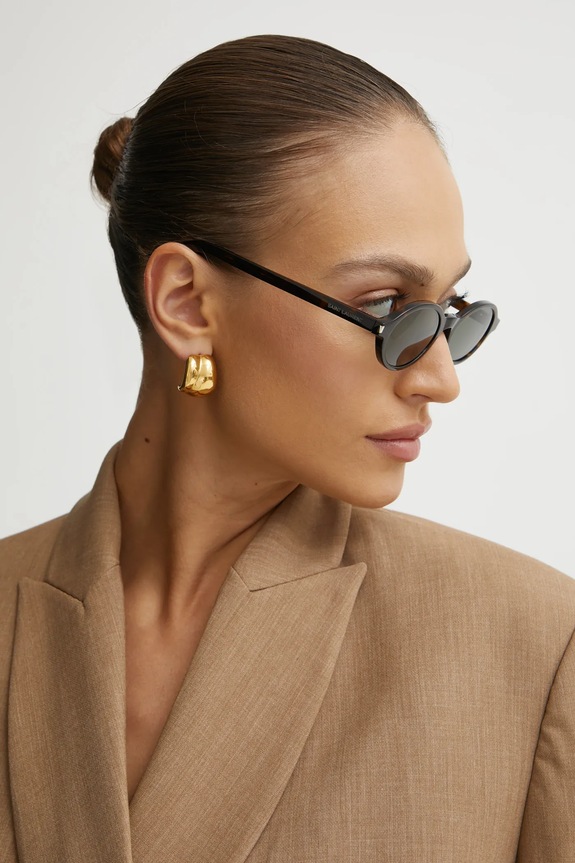 Sunčane naočale Saint Laurent JEANNE jednobojno smeđa SL.751.JEANNE