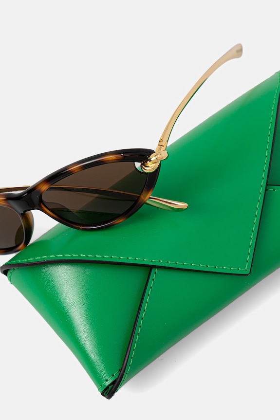 Accesorii Bottega Veneta Ochelari de soare de damă BV1390S aur