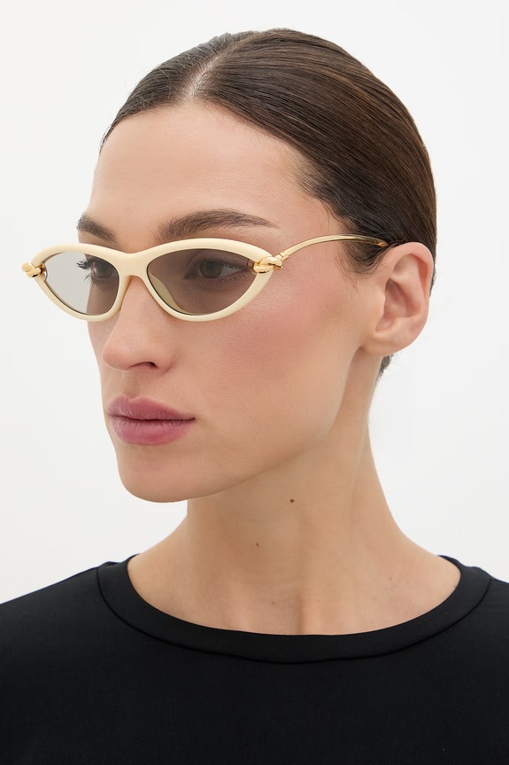 Bottega Veneta sluneční brýle dámské zlatá BV1390S