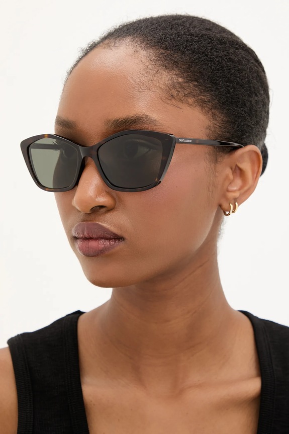 Saint Laurent okulary przeciwsłoneczne jednolita pomarańczowy SL.775