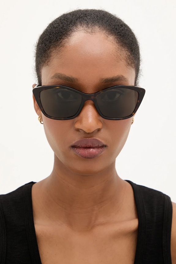 Saint Laurent okulary przeciwsłoneczne SL.775 pomarańczowy