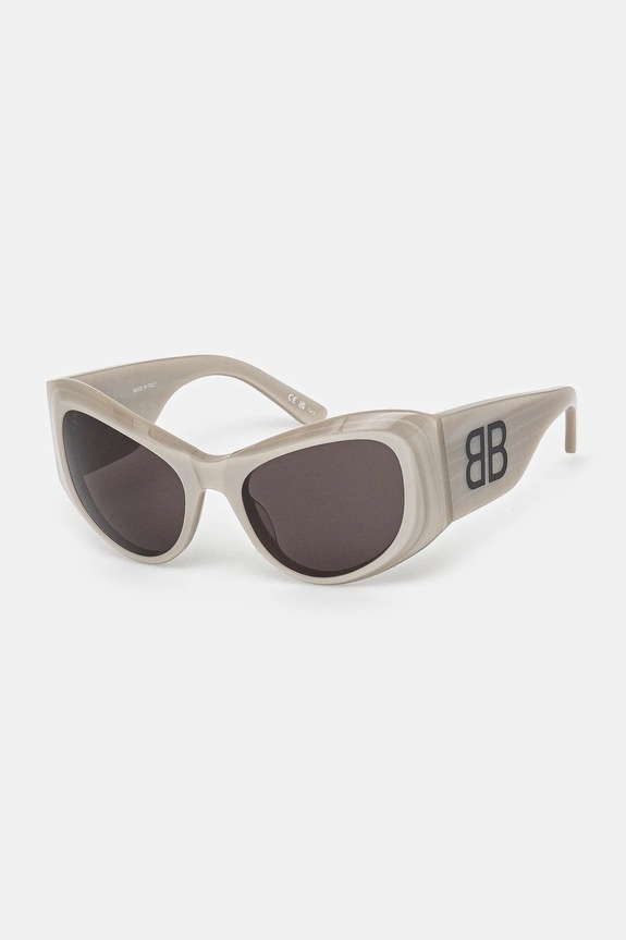 Balenciaga occhiali da sole occhi di gatto grigio BB0393S